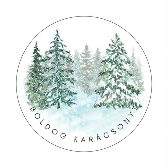 75mm hütőmágnes díszzacskóban fenyő