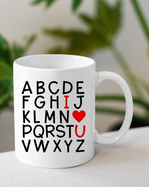 Valentin napi abc bögre EGYEDI FELIRATTAL IS KÉRHETŐ